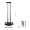 UV Light, 36W Ultraviolet Lamp with Ozone Purifier, UVC Lamp with 30/60/120 Minutes 3-Gear Timer and Remote Control, for Room up to 400 sqft