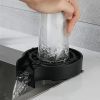 "Dual-Function Kitchen Faucet Sprayer - Cup Cleaner & Auto Flusher 2-Piece Set"