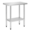 18"x30" stainless steel commercial work table