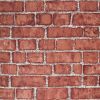 Red Brick Wallpaper Peel and Stick Contact Paper 18inW 118inL Faux 3D Brick Contact Paper Self Adhesive Removable Wallpaper Backsplash Wrapping Firepl