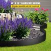 Landscape Edging, 10 inch Depth 60 ft Total Length, Recycled HDPE Coiled Terrace Board, Flexible Bender Border for Landscaping, Lawn, Garden, Yard