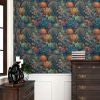 Colorful Succulent Plants Flowers Garden Green/Red/Yellow Peel and Stick Wallpaper Stick on Contact Paper Vintage Wall Paper Easy Peel Off for nightst