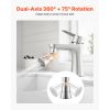Faucet Aerator, 360° Swivel Kitchen Sink Aerator, 5-Function 5-Flow Sink Sprayer Attachment