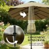Terrace Umbrella, Courtyard Umbrella, Sunshade Umbrella, Coffee (without base)