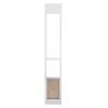 Dog Door for Sliding Glass Door, 75 7/8"-80 11/16" Adjustable Height Doggy Door for Sliding Doors