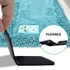 Carpet anti-slip Sticker,180*30mm (8 pieces), parallelogram, black