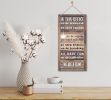 We Are A Team Office Signs Decor, Hanging Wood Sign Office Decoration, Motivational Quotes Wall Décor, Human Resources Offices Wall Decoration