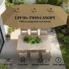 Terrace Umbrella, Courtyard Umbrella, Sunshade Umbrella, Coffee (without base)