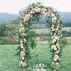 78"H x 45"W Metal Garden Arch Trellis; Wedding Arch,Adjustable Arbor Trellis for Garden Climbing Plants Support or Wedding Decor