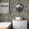 Brick Peel and Stick Wallpaper Brick Contact Paper for Wall Self Adhesive Removable Contact Paper Textured Farmhouse Wallpaper for Kitchen Bedroom Bat
