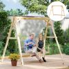 770lbs Porch Swing Frame, Heavy Duty A-Frame Hanging Chair Stand Only with Reinforced Bars for Porch, Garden, Backyard