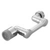 1080° Swivel Faucet Extender, 2 Sprayer Modes Sink Water Faucet Aerator Extension, Kitchen Bathroom Rotatable Spray Attachment with Brass Robotic Arm