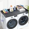Washer Dryer Countertop with 3 Splicing Panels, 54" x 27" Wooden Washer and Dryer Countertop with Non-Slip Pads