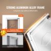 Pet Door, 13.27" x 20.04" Aluminum Frame with Lock and Flap System, Weatherproof Doggy Door, Easy to Install in Interior or Exterior Doors