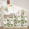 Floral Peel and Stick Wallpaper Beige Vintage Boho Leaf Contact Paper Butterfly Flower Wall Mural Home Vinyl Waterproof Self Adhesive Removable Renter