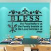 3D DIY Silver Wall Decor - Bless This Home for Dining & Living Room Decoracin para Cocina