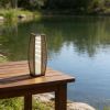 Solar Floor Lamp, Outdoor Garden Lantern Pathway Light & Decorative Driveway Lighting with Auto On/Off LED Lights