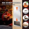 Pet Door, 11.3" x 16.02" Aluminum Frame with Lock and Flap System, Weatherproof Doggy Door, Easy to Install in Interior or Exterior Doors
