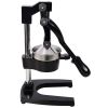Cast Iron Citrus Juicer , Extra-Large Commercial Grade Manual Hand Press , Heavy Duty Countertop Squeezer for Fresh Orange Juice ,Black Color