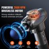 Massage Gun Deep Tissue with 9 Speed Levels & 6 Massage Heads, 24V 2500mAh Batteries, Percussion Muscle Massager for Athletes