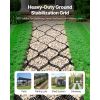 Gravel Grid, 2 Inch Depth, 17.06 x 8.86 FT / 5200 x 2700 mm, 1880 LBS Per Sq ft Grass Ground Retainer, Permeable Geo Grids Driveway Stabilization
