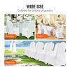 Stretch Spandex Folding Chair Covers, Universal Fitted Chair Cover, Removable Washable Protective Slipcovers, for Wedding, Holiday, Banquet, Party