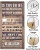 We Are A Team Office Signs Decor, Hanging Wood Sign Office Decoration, Motivational Quotes Wall Décor, Human Resources Offices Wall Decoration