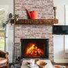Red Brick Wallpaper Peel and Stick Contact Paper for Wall 3D Faux Brick Contact Paper Self-Adhesive Removable Wallpaper for Bedroom Kitchen Backsplash