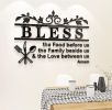 3D DIY Silver Wall Decor - Bless This Home for Dining & Living Room Decoracin para Cocina