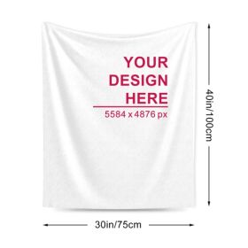 30x40 Inch, Flannel Blanket - Vertical Version (Option: defaulttitle)