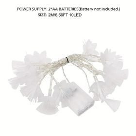 Fiber Optic LED String Lights, Waterproof And Dustproof, Suitable For Balcony And Garden Decorations, Festive Atmosphere Lighting. (Option: Default)
