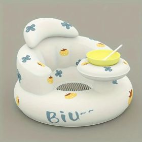 Baby Support Seat – Ergonomic 3-24 Month Chair with Rocking Base – Spine Protection (Style: pumpkin)