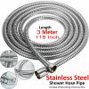 2 m / 3 m / 79" / 118" Shower Water Hose Shower Head Stainless Steel Flexible Replacement Hose