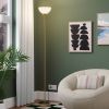 Torchiere Floor Lamp Black Minimalist Standing Light with 3-Way Switch Light Bulbs Not Included