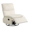 360° Swivel Rocking Chair with Cushioned Back for Living Room